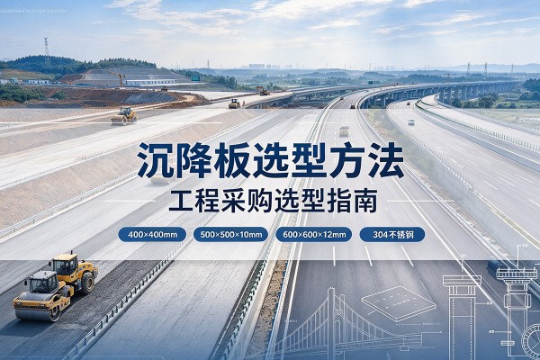 岑溪沉降板选择方法