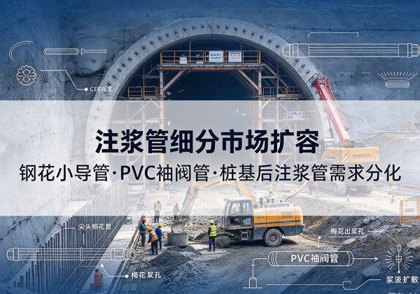 岑溪注浆管细分市场扩容，隧道钢花小导管、PVC 袖阀管、桩基后注浆管需求分化